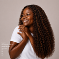 Highlight Middle Part Fumi Curly Wig